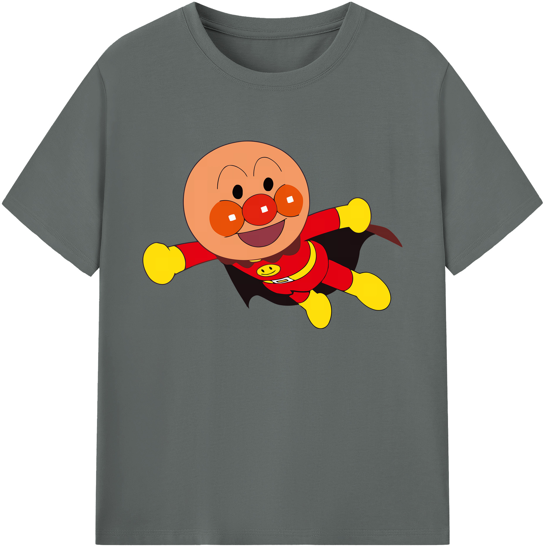 （画像用） アンパンマン Anpanman 綿100％ メンズ半袖Tシャツ｜肌触りやわらか＆通気性